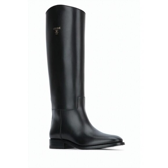 Celine Tall Calf Leather Boots - NWT - Picture 2 of 2